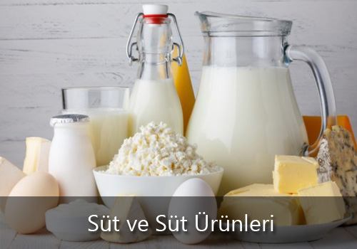 Süt ve süt ürünleri
